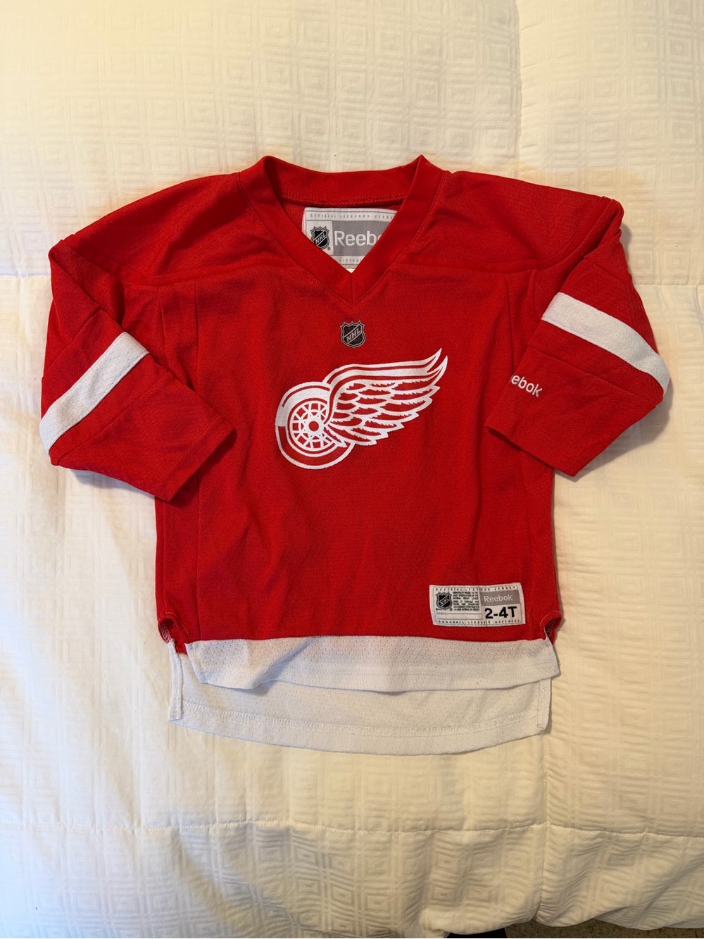 Reebok Kids Detroit Red Wings Hockey Sweater